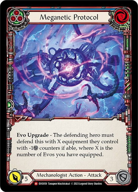 Meganetic Protocol - Bright Lights Flesh and Blood trading card
