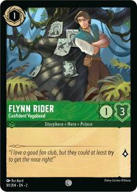 Flynn Rider - Confident Vagabond - Rise of the Floodborn (2) #81/204 - Common Disney Lorcana Trading Card