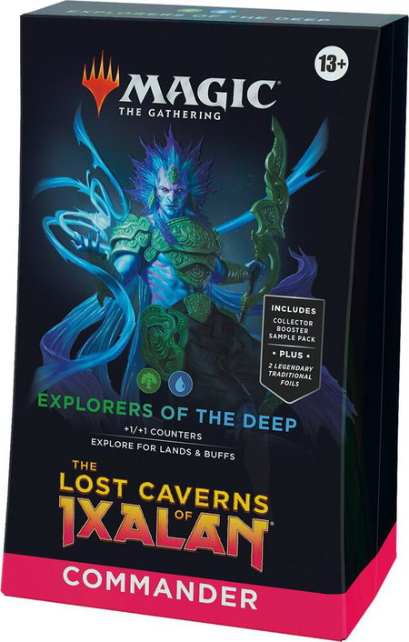 The Lost Caverns of Ixalan Commander Deck - Explorers of the Deep - Commander: The Lost Caverns of Ixalan Magic: The Gathering trading card