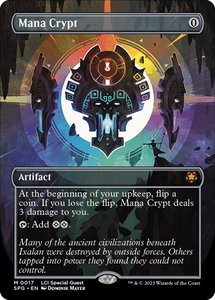 Mana Crypt (Borderless) - Special Guests (SPG) #17 - Mythic Rare Magic: The Gathering Trading Card