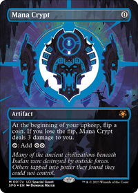Mana Crypt (0017c) (Borderless) - Special Guests (SPG) #17c - Mythic Magic: The Gathering Trading Card