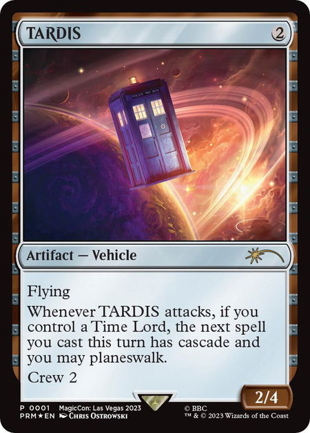 TARDIS (MagicCon: Las Vegas 2023) - Unique and Miscellaneous Promos Magic: The Gathering trading card