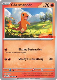 Charmander - 004/165 (GameStop Exclusive) - Miscellaneous Cards & Products (MCAP) #004/165 - Promo Pokémon Trading Card