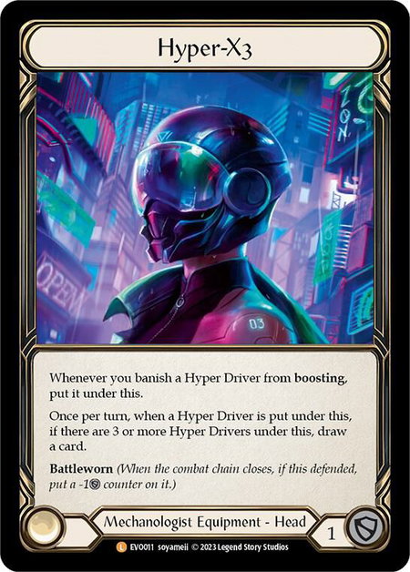 Hyper-X3 - Bright Lights Flesh and Blood trading card