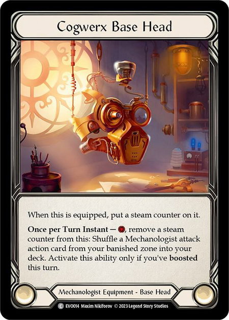 Cogwerx Base Head - Bright Lights Flesh and Blood trading card