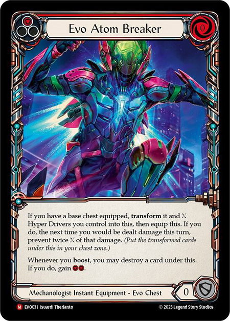 Evo Atom Breaker - Bright Lights Flesh and Blood trading card