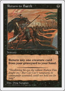 Return to Battle - Portal Three Kingdoms (PTK) #81 - Common Magic: The Gathering Trading Card