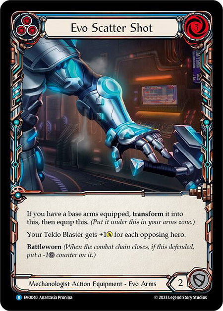 Evo Scatter Shot - Bright Lights Flesh and Blood trading card