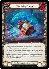 Dissolving Shield (Red) - Bright Lights (EVO) #EVO087 - Common Flesh and Blood Trading Card