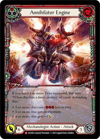 Annihilator Engine (Extended Art) - Bright Lights (EVO) #EVO054 - Majestic Flesh and Blood Trading Card