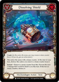 Dissolving Shield (Blue) - Bright Lights (EVO) #EVO089 - Common Flesh and Blood Trading Card