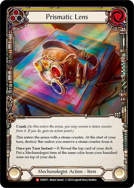 Prismatic Lens - Bright Lights Flesh and Blood trading card