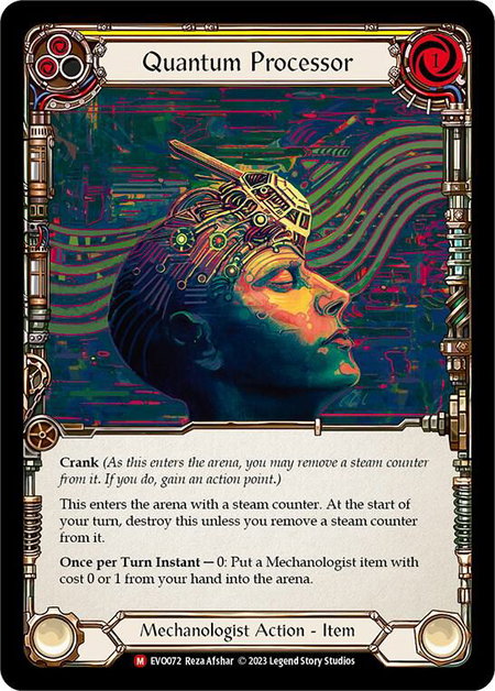 Quantum Processor - Bright Lights Flesh and Blood trading card