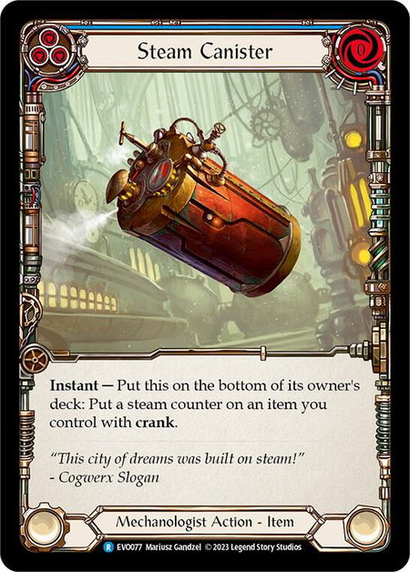 Steam Canister - Bright Lights Flesh and Blood trading card