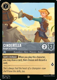 Cinderella - Knight in Training - Disney Lorcana Promo Cards (DLPC) #14 - Promo Disney Lorcana Trading Card