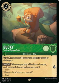 Bucky - Squirrel Squeak Tutor - Disney Lorcana Promo Cards (DLPC) #15 - Promo Disney Lorcana Trading Card