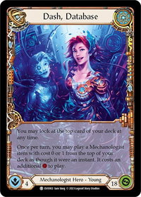 Dash, Database // Teklo Leveler - Bright Lights (EVO) #EVO002//EVO009 - Token Flesh and Blood Trading Card