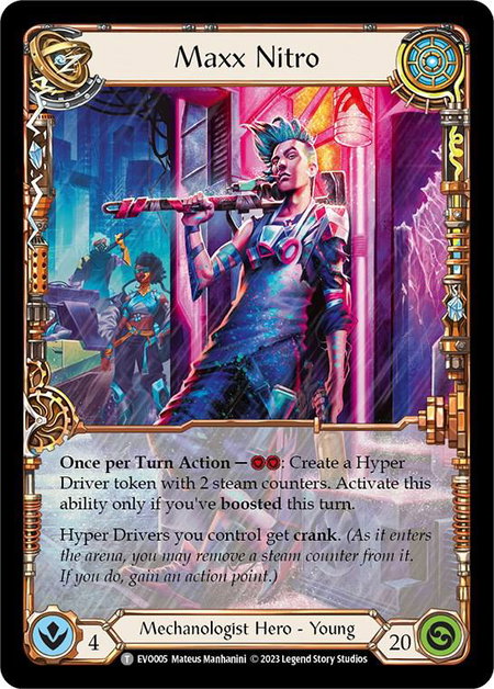 Maxx Nitro // Symbiosis Shot - Bright Lights Flesh and Blood trading card