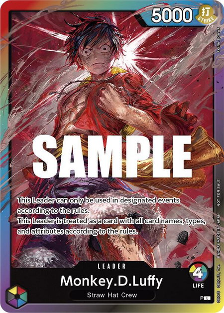 Monkey.D.Luffy (Leader Pack) (Sealed Battle 2023 Vol. 1) - One Piece Promotion Cards One Piece trading card