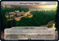 Besieged Viking Village - Planechase: Universes Beyond: Doctor Who (WHO) #570 - Token Magic: The Gathering Trading Card