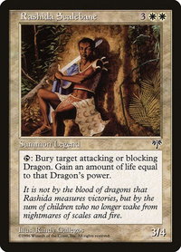 Rashida Scalebane - Mirage (MIR) #35 - Rare Magic: The Gathering Trading Card