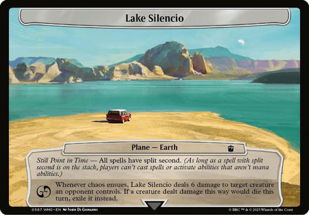 Lake Silencio - Planechase: Universes Beyond: Doctor Who Magic: The Gathering trading card