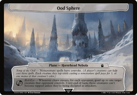 Ood Sphere - Planechase: Universes Beyond: Doctor Who Magic: The Gathering trading card