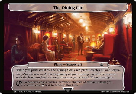 The Dining Car - Planechase: Universes Beyond: Doctor Who Magic: The Gathering trading card
