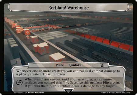 Kerblam! Warehouse - Planechase: Universes Beyond: Doctor Who Magic: The Gathering trading card