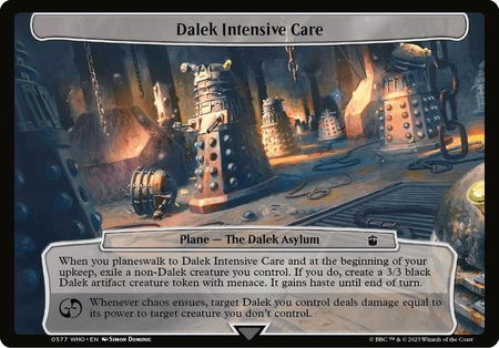 Dalek Intensive Care - Planechase: Universes Beyond: Doctor Who Magic: The Gathering trading card