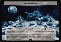 The Moonbase - Planechase: Universes Beyond: Doctor Who (WHO) #591 - Token Magic: The Gathering Trading Card