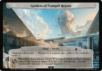 Gardens of Tranquil Repose - Planechase: Universes Beyond: Doctor Who (WHO) #583 - Token Magic: The Gathering Trading Card