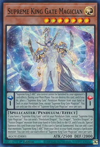 Supreme King Gate Magician - Age of Overlord (AGOV) #AGOV-EN001 - Super Rare YuGiOh Trading Card