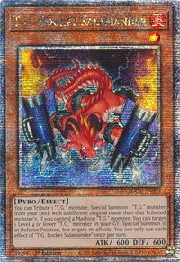 T.G. Rocket Salamander (Quarter Century Secret Rare) - Age of Overlord (AGOV) #AGOV-EN003 - Quarter Century Secret Rare YuGiOh Trading Card