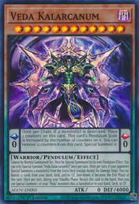 Veda Kalarcanum - Age of Overlord (AGOV) #AGOV-EN005 - Super Rare YuGiOh Trading Card