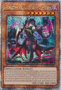 Diabellstar the Black Witch (Quarter Century Secret Rare) - Age of Overlord (AGOV) #AGOV-EN006 - Quarter Century Secret Rare YuGiOh Trading Card