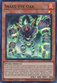 Snake-Eye Oak - Age of Overlord (AGOV) #AGOV-EN008 - Super Rare YuGiOh Trading Card