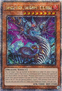 Snake-Eyes Flamberge Dragon (Quarter Century Secret Rare) - Age of Overlord (AGOV) #AGOV-EN010 - Quarter Century Secret Rare YuGiOh Trading Card
