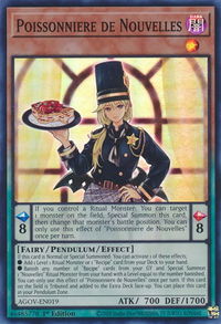 Poissonniere de Nouvelles - Age of Overlord (AGOV) #AGOV-EN019 - Super Rare YuGiOh Trading Card