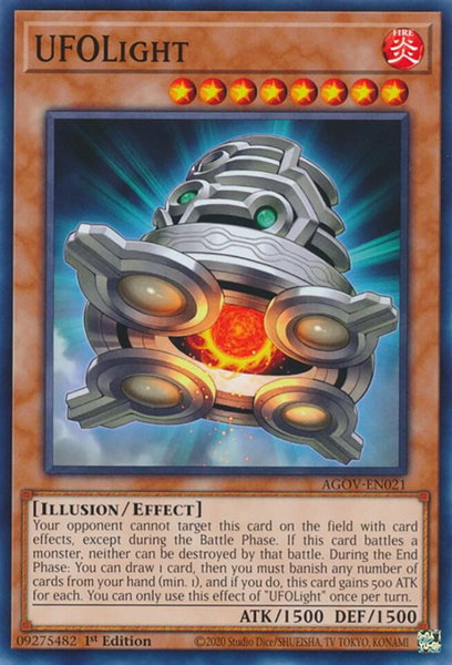 UFOLight - Age of Overlord YuGiOh trading card