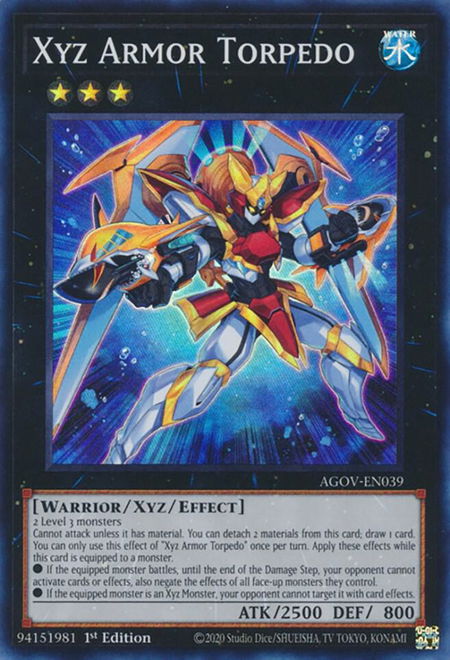 Xyz Armor Torpedo - Age of Overlord YuGiOh trading card