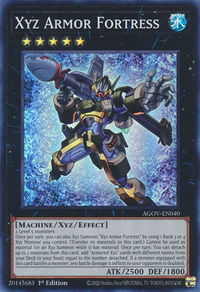Xyz Armor Fortress - Age of Overlord (AGOV) #AGOV-EN040 - Super Rare YuGiOh Trading Card