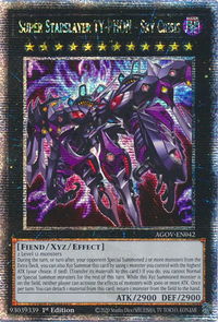 Super Starslayer TY-PHON - Sky Crisis (Quarter Century Secret Rare) - Age of Overlord (AGOV) #AGOV-EN042 - Quarter Century Secret Rare YuGiOh Trading Card