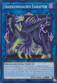 Transcendosaurus Exaraptor - Age of Overlord (AGOV) #AGOV-EN044 - Common / Short Print YuGiOh Trading Card