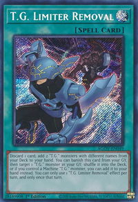 T.G. Limiter Removal - Age of Overlord (AGOV) #AGOV-EN049 - Secret Rare YuGiOh Trading Card