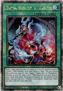 Original Sinful Spoils - Snake-Eye (Quarter Century Secret Rare) - Age of Overlord (AGOV) #AGOV-EN057 - Quarter Century Secret Rare YuGiOh Trading Card