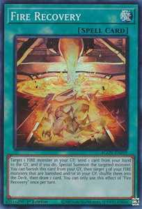 Fire Recovery - Age of Overlord (AGOV) #AGOV-EN059 - Super Rare YuGiOh Trading Card