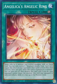 Angelica's Angelic Ring - Age of Overlord (AGOV) #AGOV-EN065 - Common / Short Print YuGiOh Trading Card