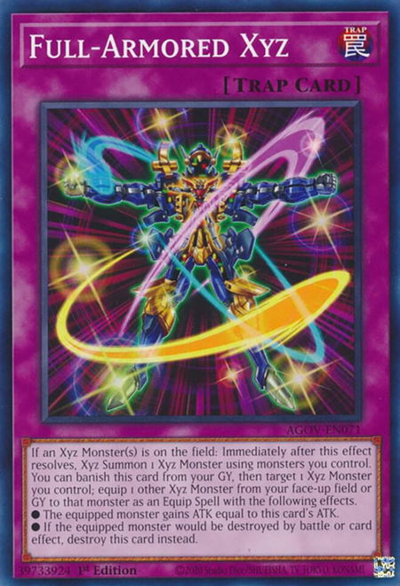 Full-Armored Xyz - Age of Overlord YuGiOh trading card
