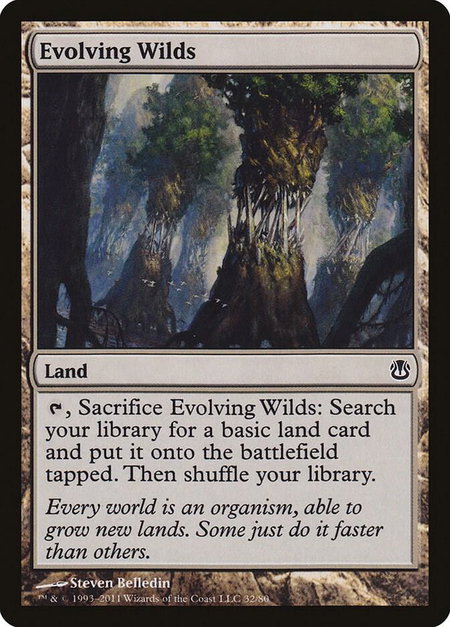 Evolving Wilds - Duel Decks: Ajani vs. Nicol Bolas Magic: The Gathering trading card
